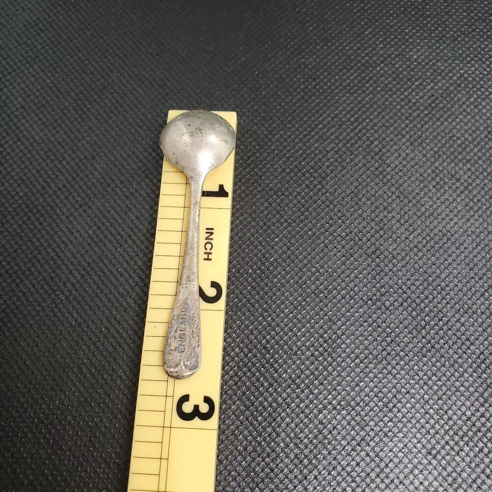 Vintage Silver Plated Condiment Spoon